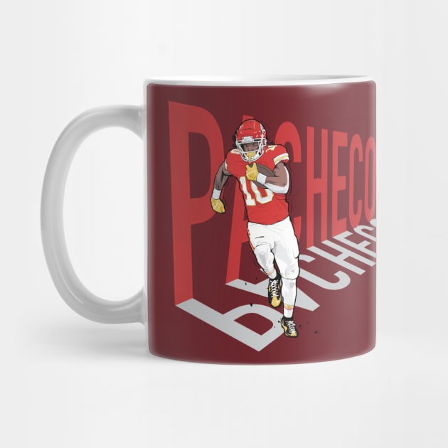 Isiah Pacheco KC Chiefs by RipleyArtShop